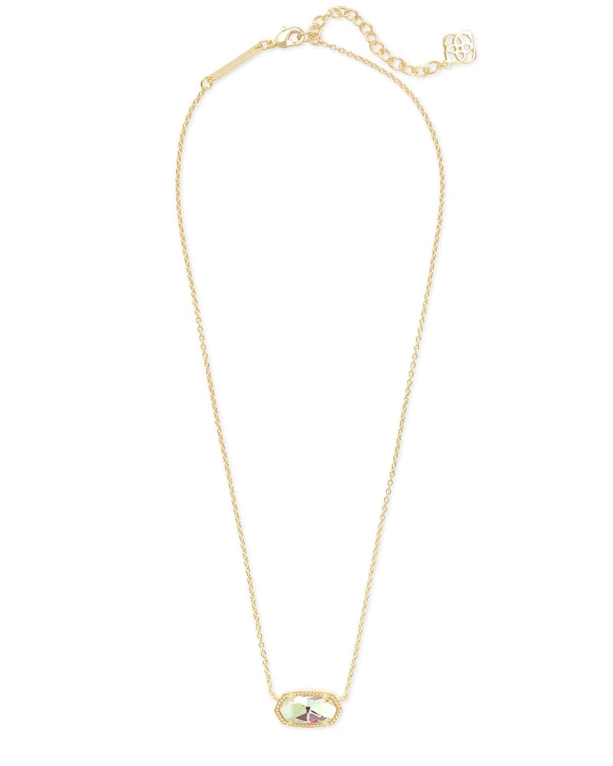 Kendra Scott Elisa Pendant Necklace for Women, Fashion Jewelry, 14k Gold-Plated