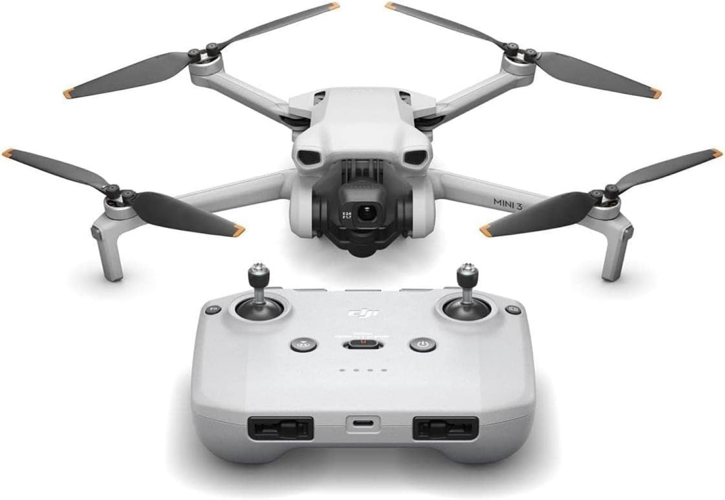 DJI Mini 3 Fly More Combo (DJI RC), Drones with Camera for Adults 4K, 3 Batteries for 114-min Flight Time, Vertical Shooting, 32800ft (10km) Video Transmission, Lightweight Mini Drone for Beginners