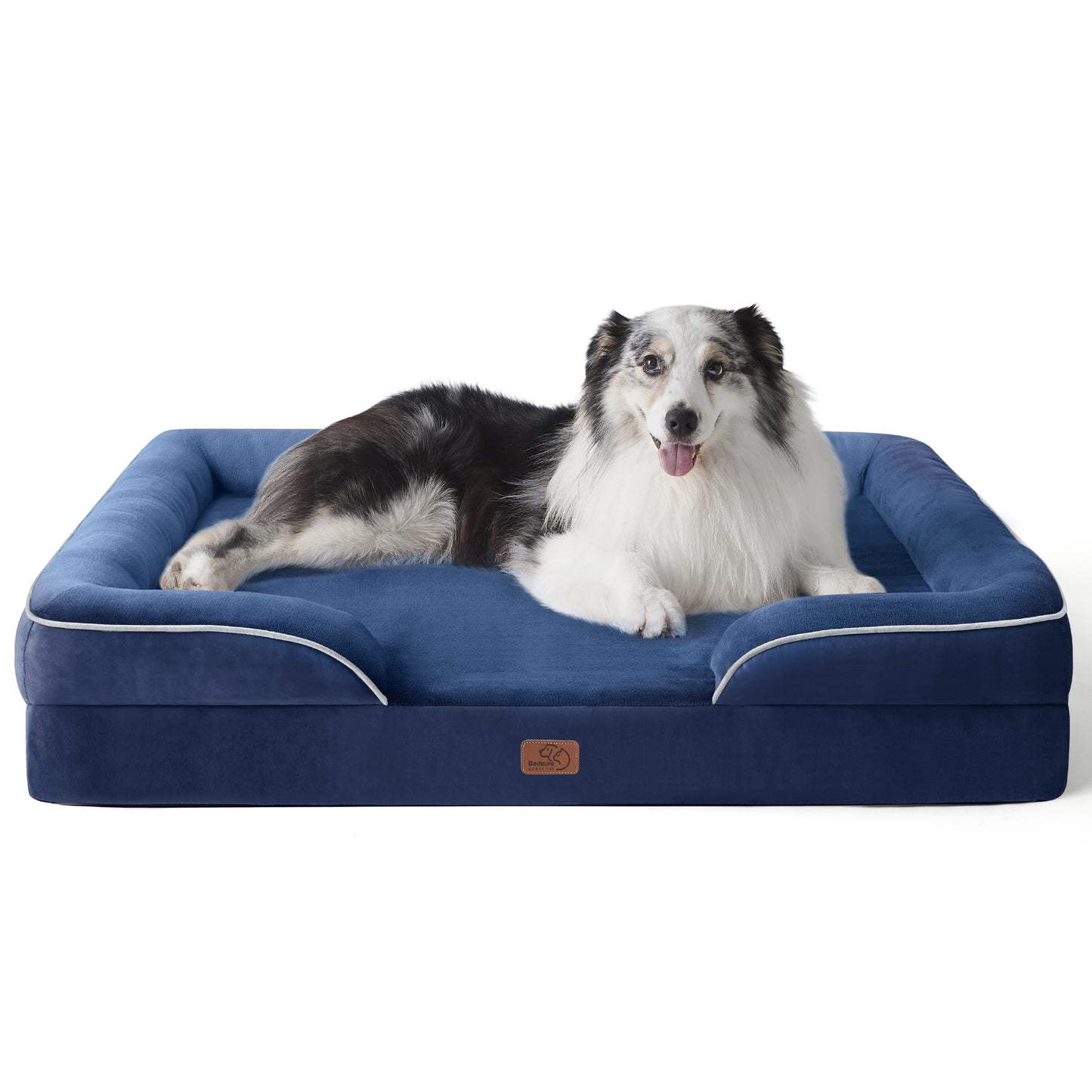 Bedsure Orthopedic Dog Bed for Extra Large Dogs - XL Washable Dog Sofa Beds Large, Supportive Foam Pet Couch Bed with Removable Washable Cover, Waterproof Lining and Nonskid Bottom, Grey