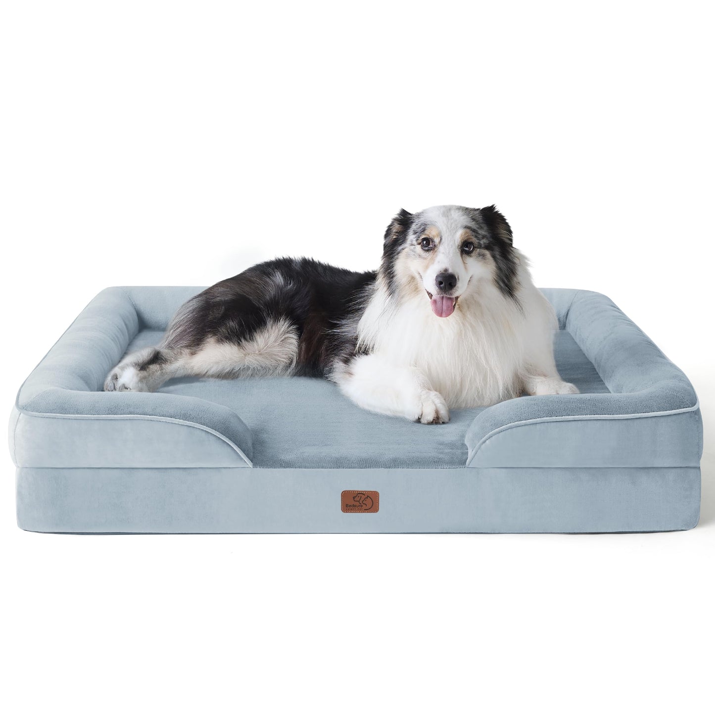 Bedsure Orthopedic Dog Bed for Extra Large Dogs - XL Washable Dog Sofa Beds Large, Supportive Foam Pet Couch Bed with Removable Washable Cover, Waterproof Lining and Nonskid Bottom, Grey