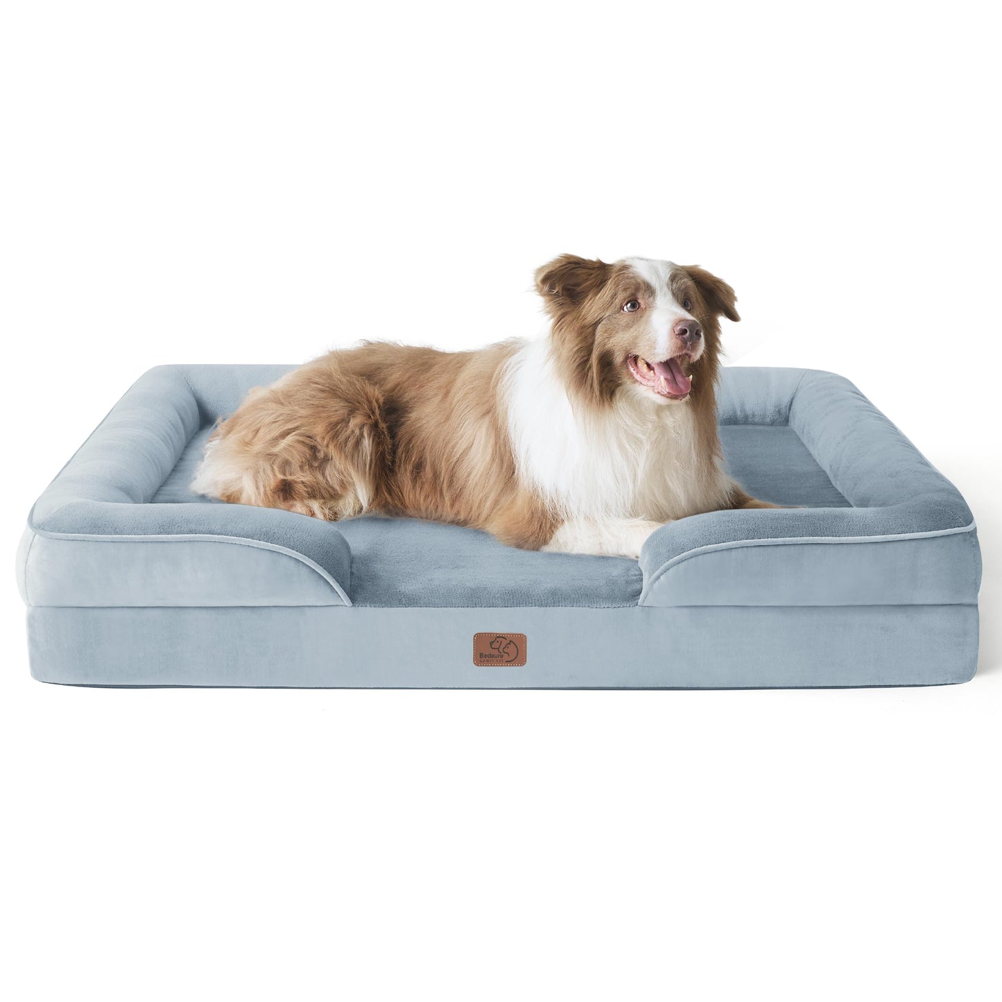 Bedsure Orthopedic Dog Bed for Extra Large Dogs - XL Washable Dog Sofa Beds Large, Supportive Foam Pet Couch Bed with Removable Washable Cover, Waterproof Lining and Nonskid Bottom, Grey