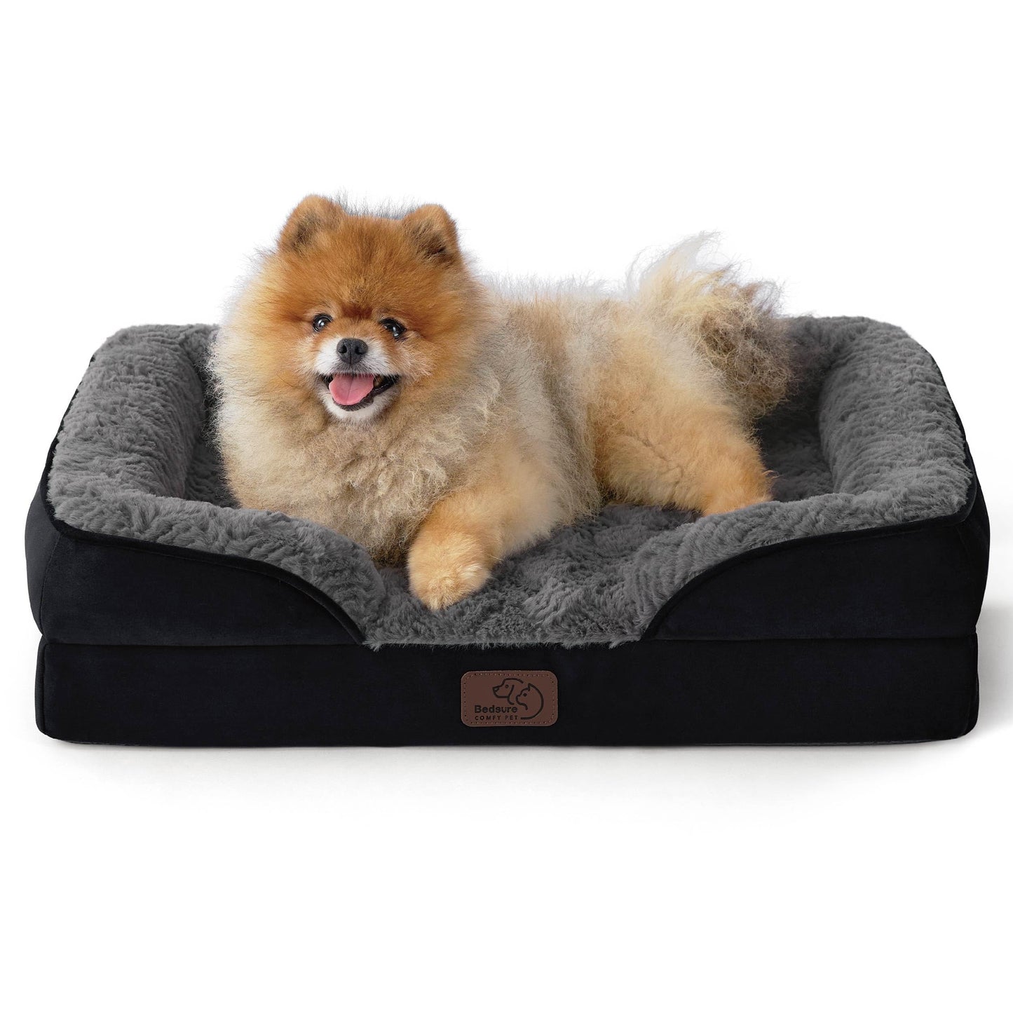 Bedsure Orthopedic Dog Bed for Extra Large Dogs - XL Washable Dog Sofa Beds Large, Supportive Foam Pet Couch Bed with Removable Washable Cover, Waterproof Lining and Nonskid Bottom, Grey