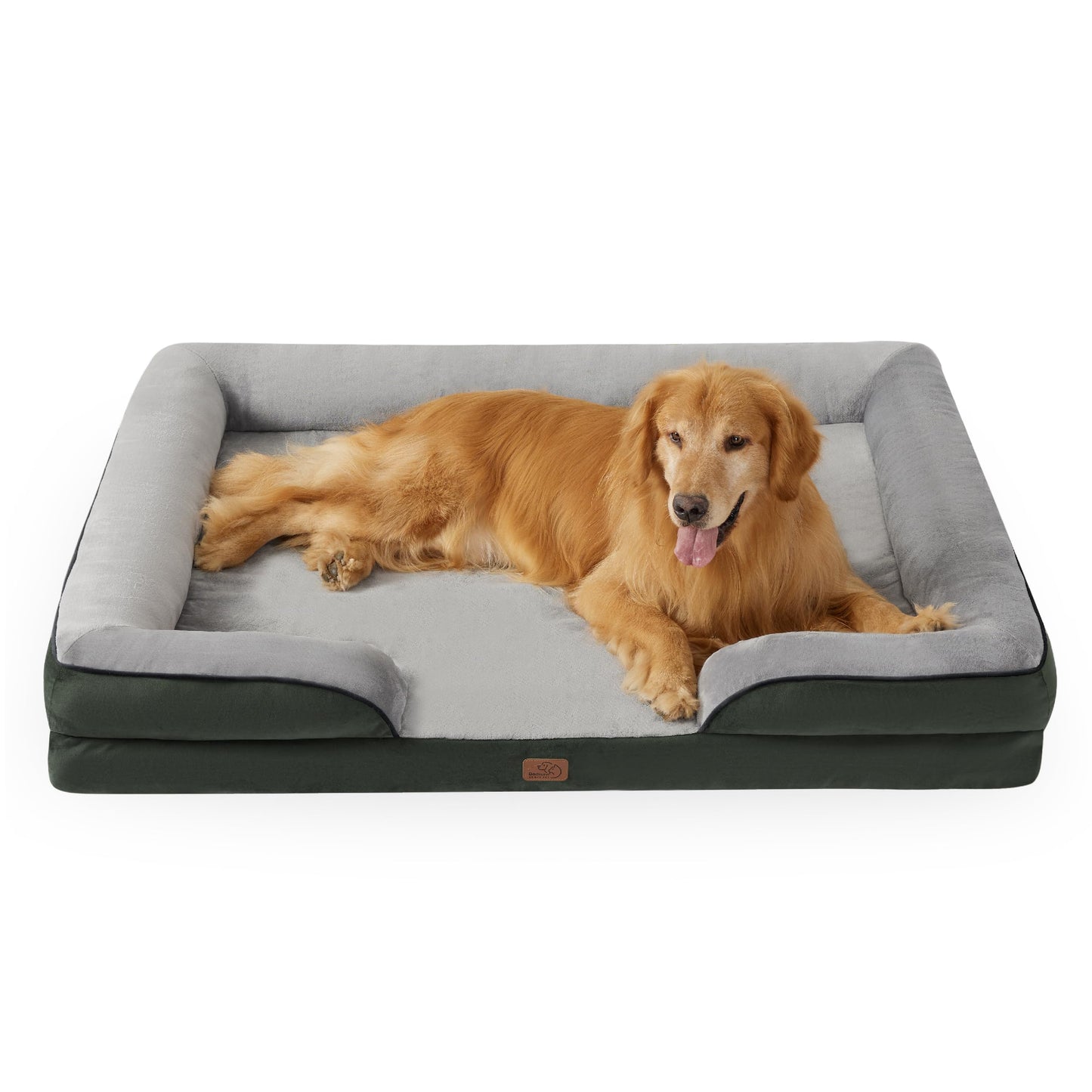 Bedsure Orthopedic Dog Bed for Extra Large Dogs - XL Washable Dog Sofa Beds Large, Supportive Foam Pet Couch Bed with Removable Washable Cover, Waterproof Lining and Nonskid Bottom, Grey